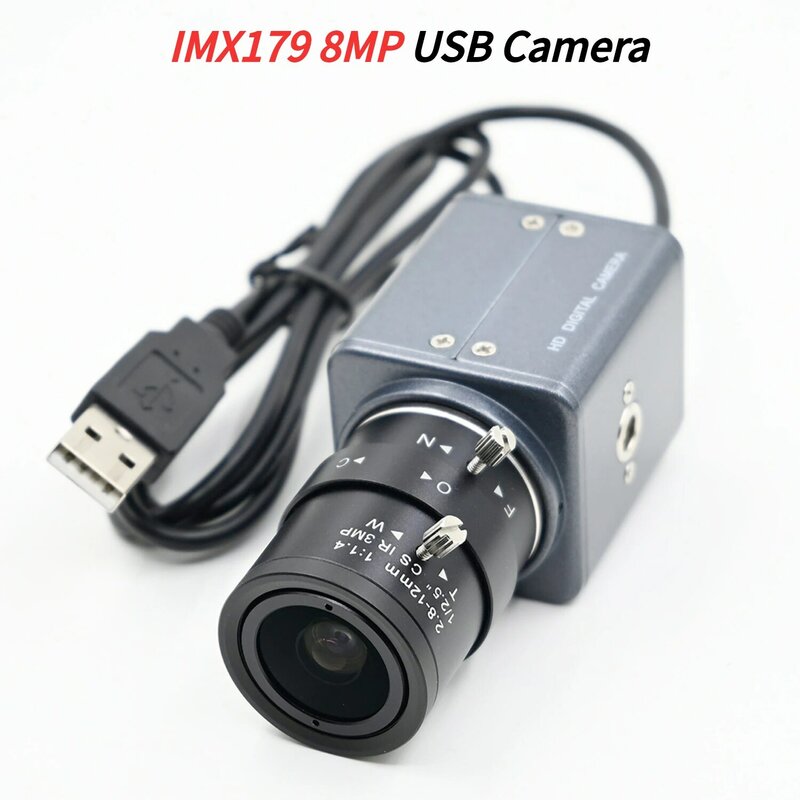 كاميرا رؤية آلة GXIVISION ، عالية الوضوح ، قابس وتشغيل USB ، بدون سائق ، 8MP ، IMX179 ، 3264x2448