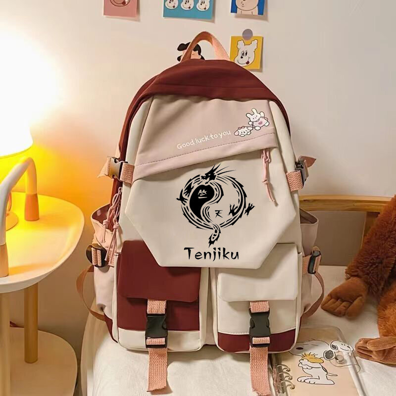 حقيبة ظهر مدرسية للفتيات من طوكيو ريفنجرز تنجيكو طوكيو مانجي حقيبة ظهر مدرسية ذات سعة كبيرة حقيبة ظهر بتصميم الرسوم المتحركة لطوكيو ريفنجرز
