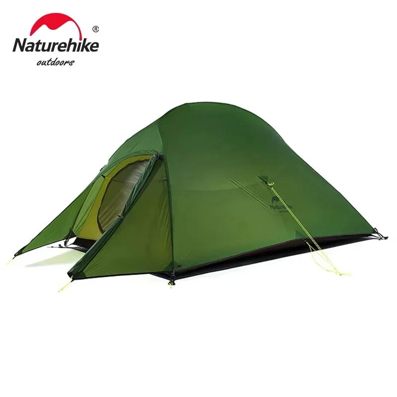 Naturehike-خيمة مضادة للماء خفيفة للتخييم في الهواء الطلق ، سحابة تصل 1 ، 2 ، 3 أشخاص ، 20D ، المشي لمسافات طويلة ، السفر ، الظهر ، ركوب الدراجات