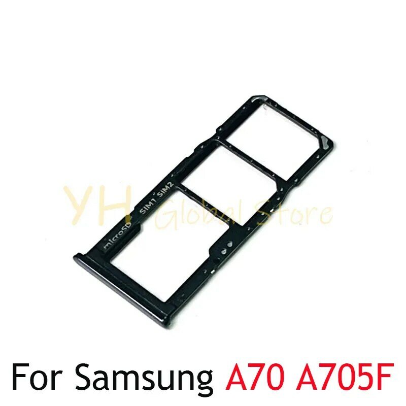 حامل درج فتحة بطاقة Sim ، قطع غيار إصلاح ، Samsung Galaxy A60 ، A70 ، A80 ، A705F ، A805F ، A6060