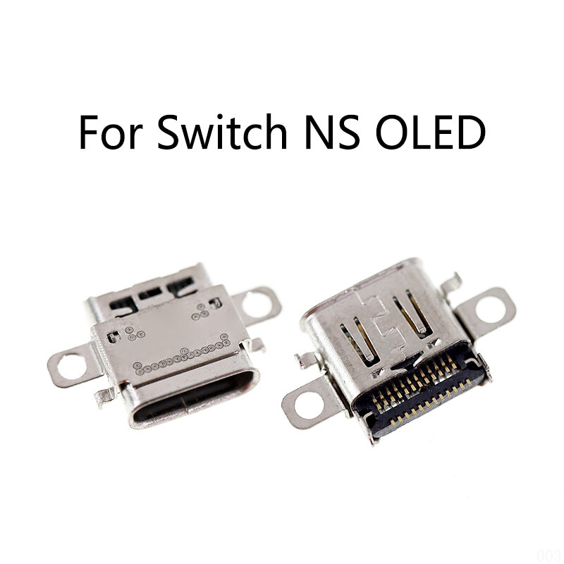 للمفتاح لايت وحدة التحكم موصل الطاقة نوع C شاحن المقبس جاك ل NS التبديل OLED USB شحن ميناء