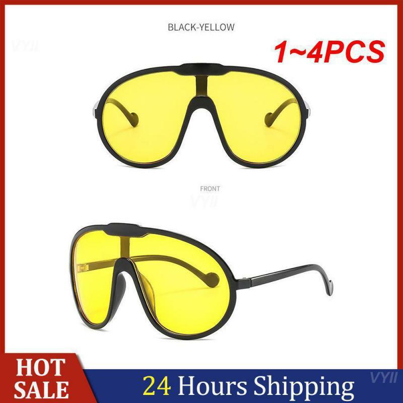 نظارات واقية متينة لمرآة الغبار ، نظارات Uv400 ، نظارات ركوب ، نظارات ممتعة ، إكسسوارات ملابس ، ألوان متعددة ، 1-4