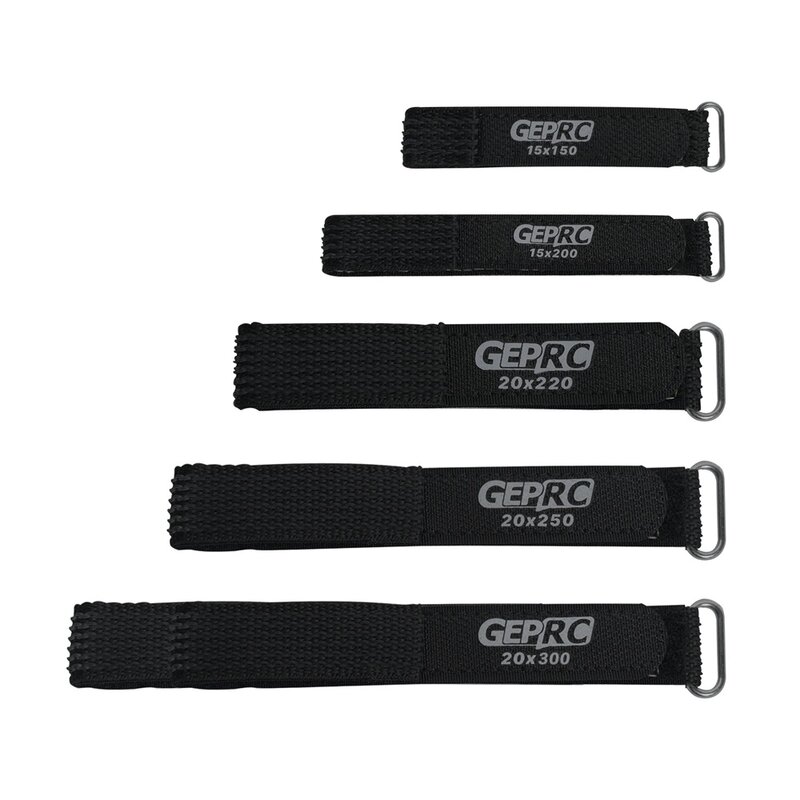 GEPRC بطارية حزام أسود 5 قطعة 15x15 0/15x20 0/20x22 0/20x25 0/20x300 ملليمتر