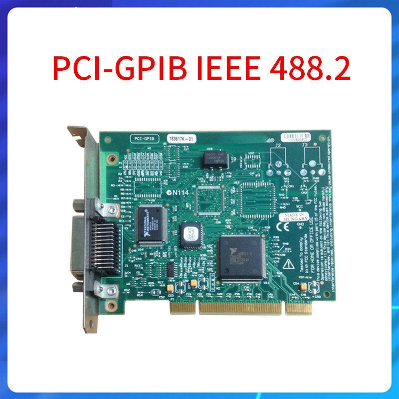 الأصلي لخادم PCI-GPIB 183617K-01 واجهة بطاقة 488.2 LCD مهايئ لشاشة بطاقة 97 98 طبعة IEEE488.2 بطاقة لوح مهايئ