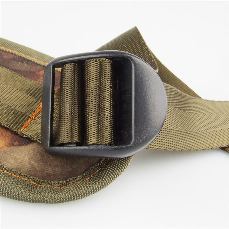 حزام الظهر الكتف تحمل الأشرطة قابل للتعديل تسلق شجرة الوقوف كمين منفاخ استبدال (لون عشوائي)
