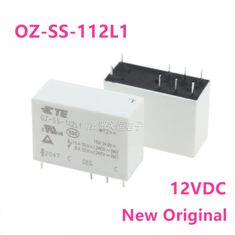 1 قطعة أوقية SS 112L1 12VDC 12 فولت التتابع 16A 8PIN TE الأصلي الجديد