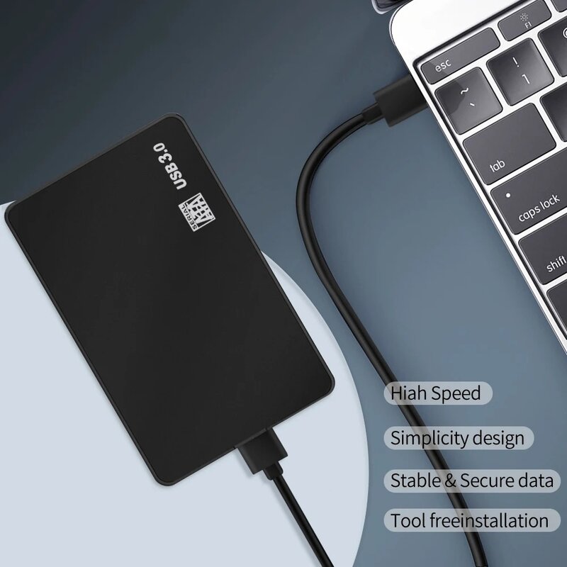 USB 3.0 إلى 2.5 بوصة حافظة القرص الصلب ، SATA HDD ، SSD الضميمة ، 5Gbps ، صندوق القرص الصلب الخارجي للكمبيوتر ، الكمبيوتر المحمول ، الهاتف الذكي ، الكمبيوتر