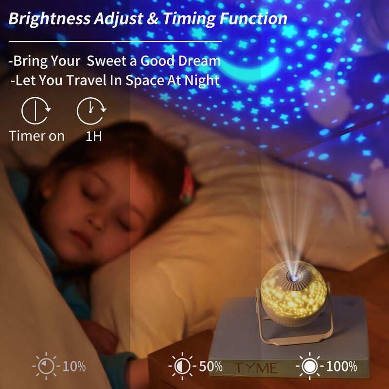 LED غالاكسي العارض ضوء الليل ستار العارض مصباح السماء المرصعة بالنجوم USB الدورية ليالي مصباح للأطفال لتقوم بها بنفسك هدية proyector galáctico