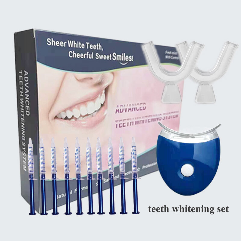 طقم تبيض الأسنان المهنية بيروكسيد 44% نظام تبييض الأسنان عن طريق الفم جل عدة مبيض الأسنان معدات طب الأسنان مشرق