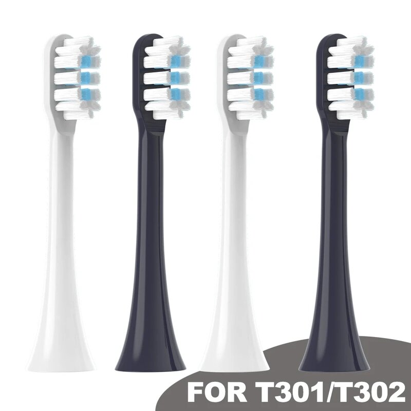 دوبونت-رؤوس فرشاة الأسنان البديلة ، فرشاة الأسنان الكهربائية الصوتية ، فوهات شعيرات ناعمة ، التعبئة والتغليف فراغ ، T301 ، T302