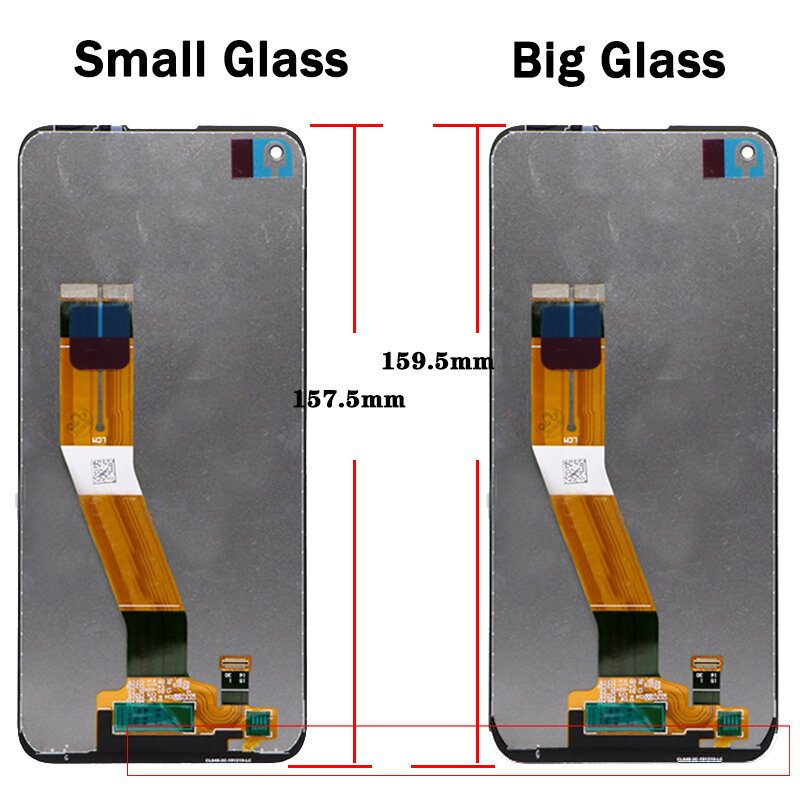 مجموعة محول الأرقام بشاشة تعمل باللمس ، شاشة LCD لحافظة A11 ، A115 ، A115F ، DS ، A115F ، A115M ، عالية الجودة