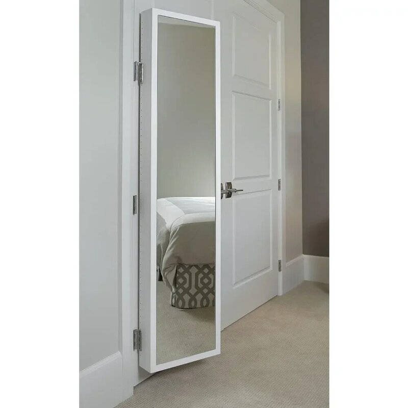 خزانات مرآة طبية قابلة للتعديل ، مرآة فاخرة معكوسة خلف الباب ، تخزين المطبخ والحمام