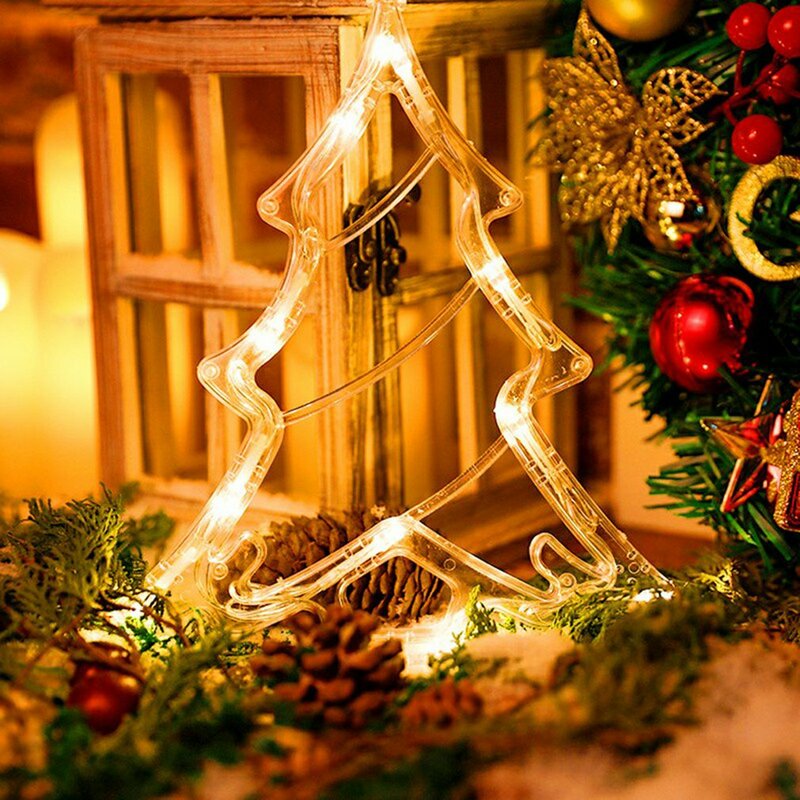 أضواء LED تعمل بالطاقة البطارية ستار للديكور المنزل ، ومصابيح مصاصة ، عيد الميلاد جارلاند ، عيد الميلاد ، جرس ، ثلج ، عطلة ، نافذة ، جديد
