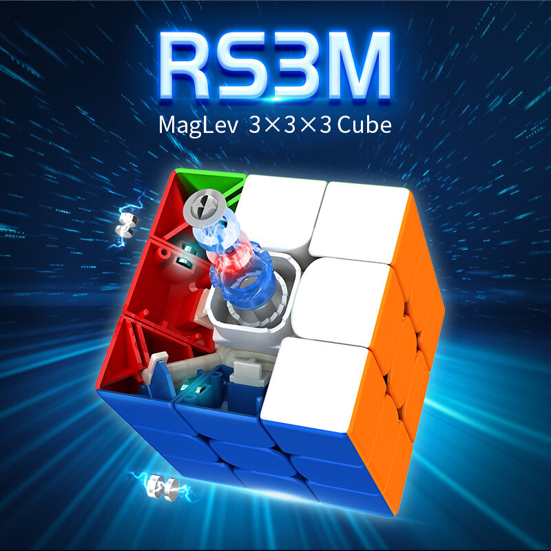 [Picube] أحدث Moyu RS3M ماجليف 3x3x3 ماجيك سبيد كيوب MF8900 مغناطيس سرعة لغز ألعاب تعليمية Meilong سرعة أُحجية مكعبات