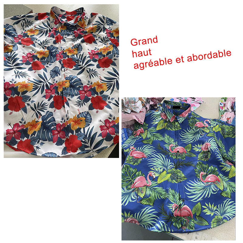 احتفالي كرنفال قصيرة الأكمام قميص هاواي صيفي الرجال الصيف رجل قميص هاواي صيفي s عادية النباتات الاستوائية طباعة شاطئ ألوها قميص الرجال