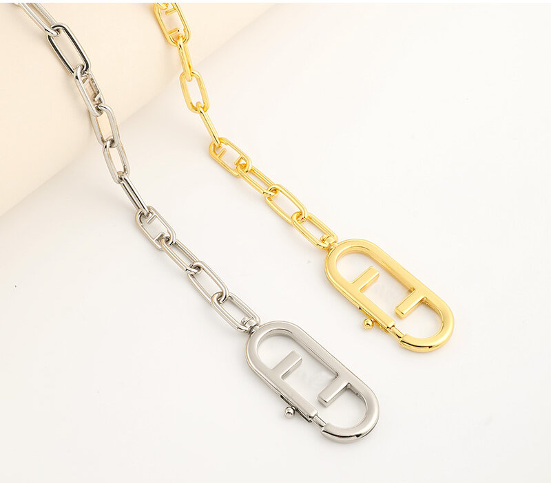 Chain For Bag Selenodont Bag Shoulder Strap Niche Design Armpit Metal Hook Chain High Quality Do Not Fade Bag Strap Accessories