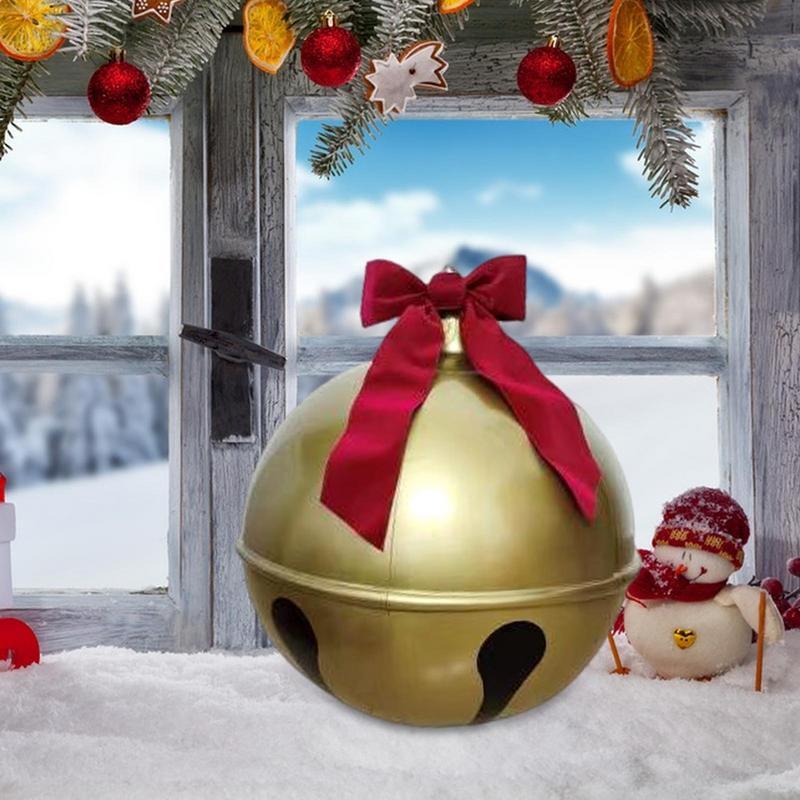 عيد الميلاد نفخ جرس ديكور الكرة ، شكل جرس كبير ، شنق زينت ، العملاق ، جلجل ، كرات ، كرات ، الحلي
