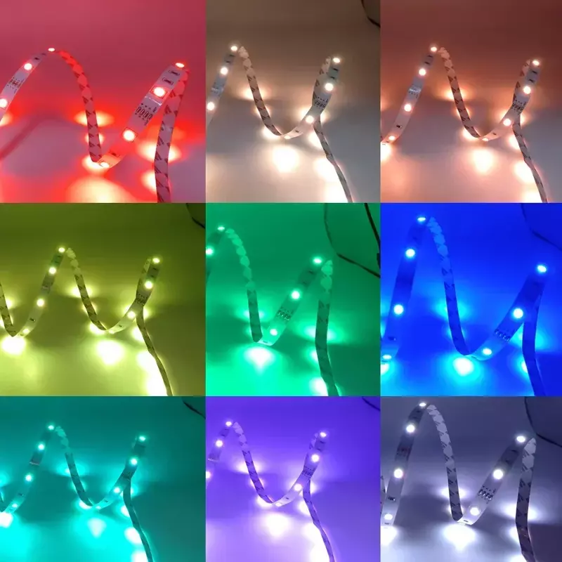 شريط إضاءة ليد ذكي RGB ، شريط جليدي RGB ، مصباح خيط ، سلسلة شريط ، USB ، 15 متر ، 20 متر ، 5 فولت ، قابس إضاءة ليد لغرفة الحائط ، 1500