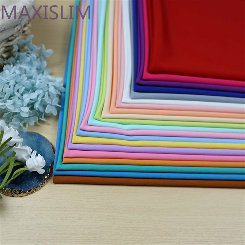 23 Colors Slightly Elastic Chiffon Fabrics By Meter DIY Sewing Dress Shirt Lining Clothing Fabric Wide:150CM