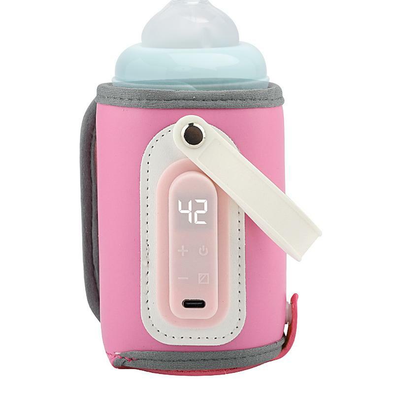 زجاجة حليب الثدي المحمولة USB ، مدفئ الحليب ، غطاء عازل ، حارس حرارة زجاجة الرضاعة ، تسخين سريع