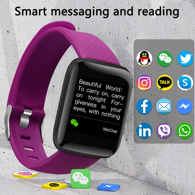 اللياقة البدنية الاطفال ساعة ذكية الأطفال Smartwatch للفتيات الفتيان ساعة ذكية الطلاب مقاوم للماء جهاز تعقب للياقة البدنية الرقمية الذكية ساعة