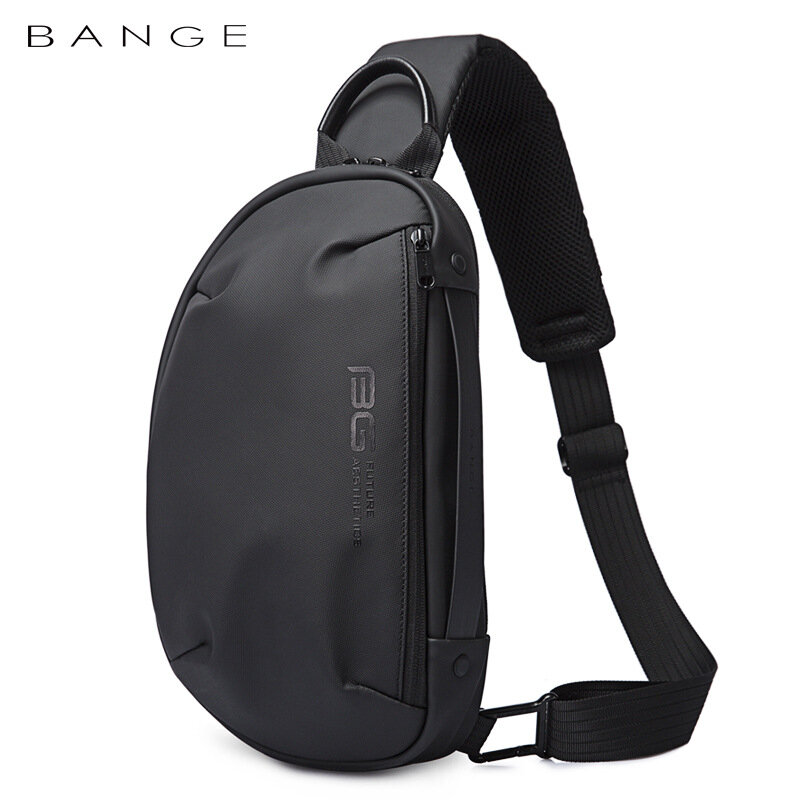 Bange-حقيبة كتف رجالية متعددة الوظائف ، حقيبة صدر ذات سعة كبيرة ، كاجوال ، مقاومة للماء ، usb ، حقيبة ظهر للسفر