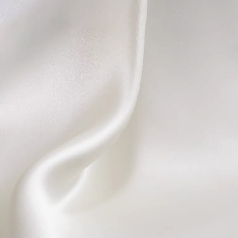 كيس وسادة حرير من التوت ، طبيعي ، غطاء وسادة أحادي اللون ، متعدد الألوان لبشرة الشعر ، حرير على الوجهين ، نوع سحاب ، 22 Momme ، 48x74cm