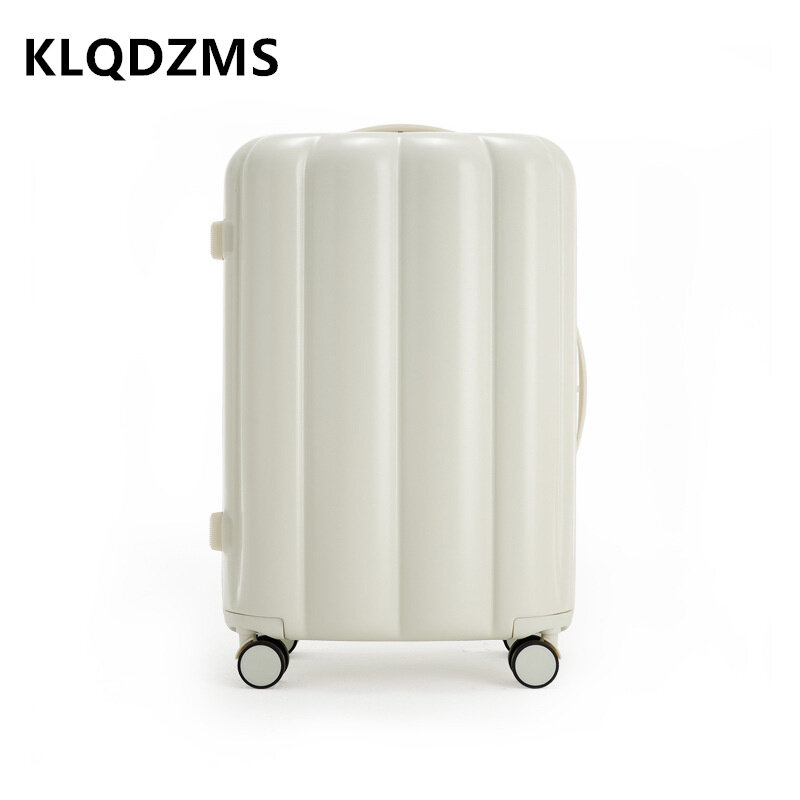 KLQDZMS 20 "24" 26 بوصة عالية الجودة حقيبة كبيرة السعة عربة صندوق الصعود الصامت السيدات مع عجلات المتداول الأمتعة