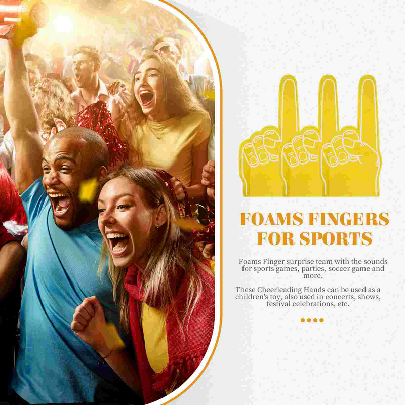 إصبع الرغاوي الرياضية الطرف اليد الحسنات الدعائم ، صناع Noisefingers ، عدد الأحداث المشجع يهتف كرة القدم بوم بوم