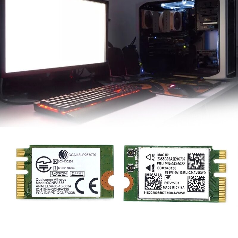 واي فاي بطاقة QCNFA335 FRU 04X6022 اللاسلكية لينوفو G40-70 G40-80 دروبشيب