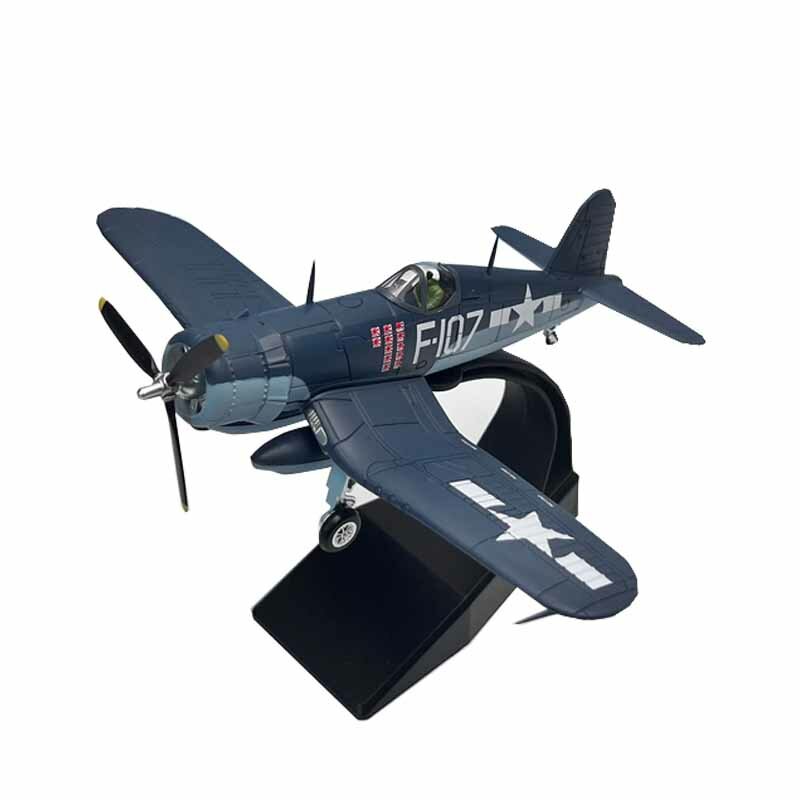 طائرة تنين قرصان ، طائرة عسكرية معدنية ، نموذج مصبوب ، لعبة أطفال ، مجموعة أو هدية ، مقاتل F4U ، مقياس 1: 72