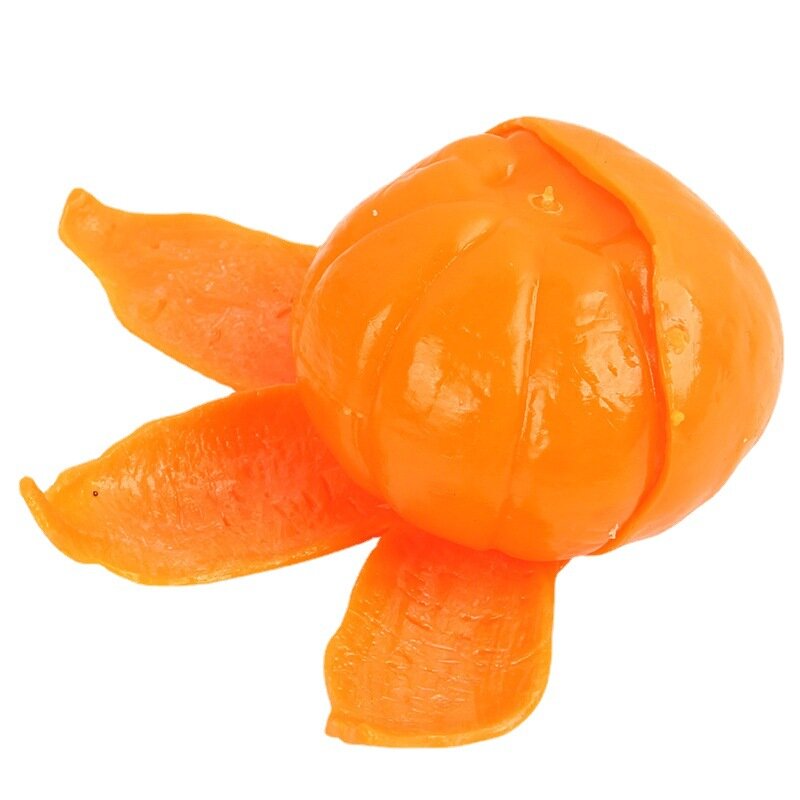 البرتقال محاكاة تقشير الفاكهة ، معسر الفرح ، لعبة الضغط للأطفال ، أداة الضغط