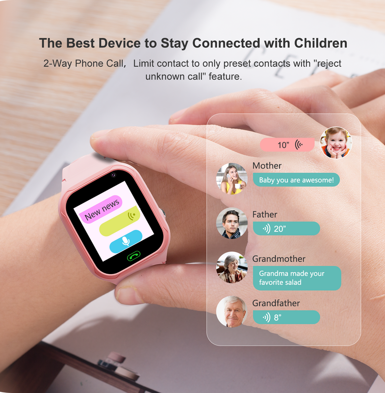 4G ساعة ذكية للأطفال SOS نظام تحديد المواقع LBS واي فاي تحديد المواقع كاميرا سيم بطاقة دعوة الهاتف Smartwatch هدية للأطفال IOS أندرويد