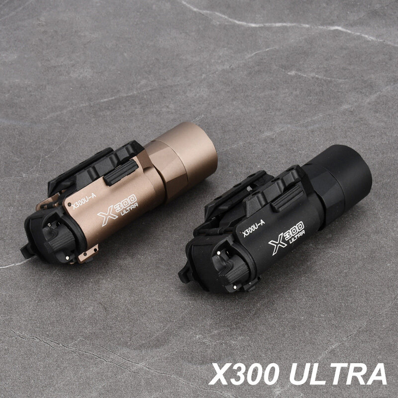 التكتيكية surelir-المعادن مسدس بندقية ستروب ، LED ضوء ، صالح 20 مللي متر السكك الحديدية ، Airsoft معلقة ، الصيد مصباح يدوي ، X300 ، X300U ، الترا X300V ، XH35