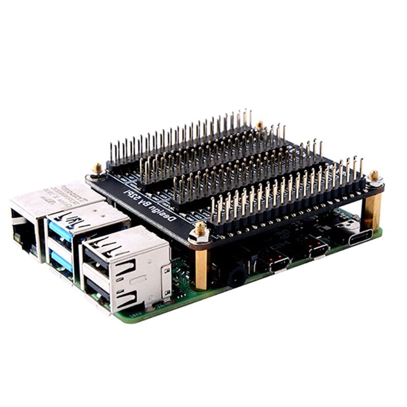 لوحة توسيع GPIO للتوت Pi ، وحدة معدد مع مسامير ، وحدة متعددة الوظائف ، 4B ، 3B + ، PCB ، 40Pin ، رباعية