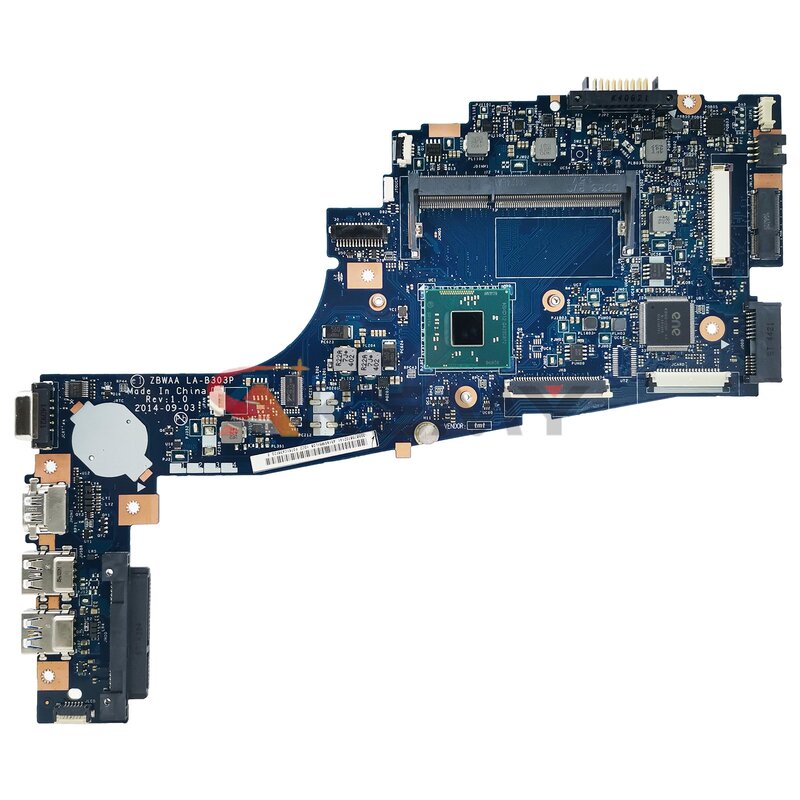 لوحة الأم للكمبيوتر المحمول ZBWAA لقمر Toshiba ، K000891450 ، ، C55 ، من من Intel ، لوحة رئيسية مع N3540 ، DDR3