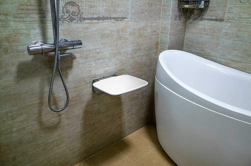 مقعد استحمام قابل للطي الحائط كرسي استحمام لكبار السن أنيق بلاط للداخل دش الحمام طوي دش البراز
