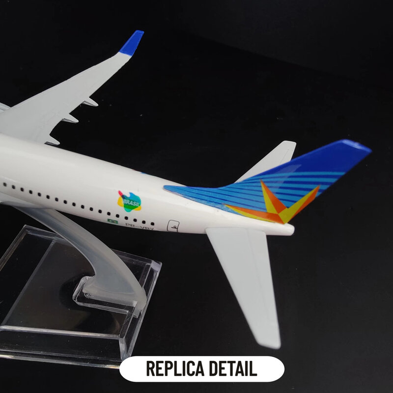 1:400 مقياس البرازيل فاريج الخطوط الجوية بوينغ 737 نموذج طائرة سبيكة الطيران تحصيل ديكاست مصغرة زخرفة تذكارية اللعب