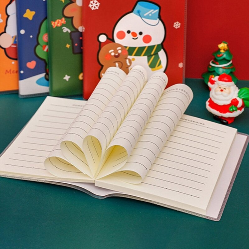 دفتر صغير لدفاتر عيد الميلاد للجيب لكتابة المجلات للطلاب، دروبشيب