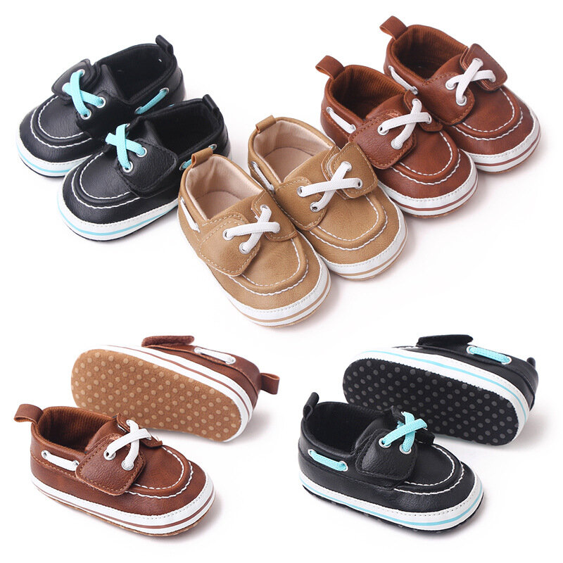 العلامة التجارية الرضع سرير أحذية لصبي المتسكعون طفل الجلود الناعمة الأخفاف عناصر الطفل Bebes اكسسوارات الوليد الأحذية 0-18 أشهر