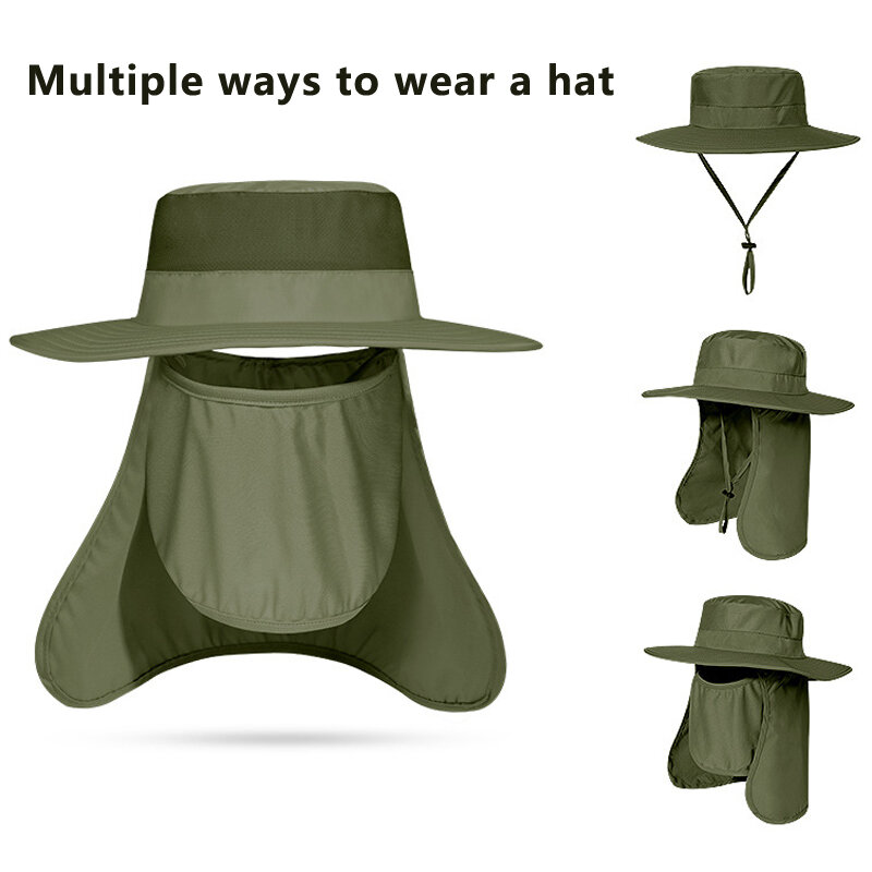 جديد الشمس حماية الصيد قبعة الصيف تنفس شبكة التخييم التنزه قبعات مكافحة الأشعة فوق البنفسجية الشمس قبعة تسلق الجبال قبعات الرجال بنما قبعة