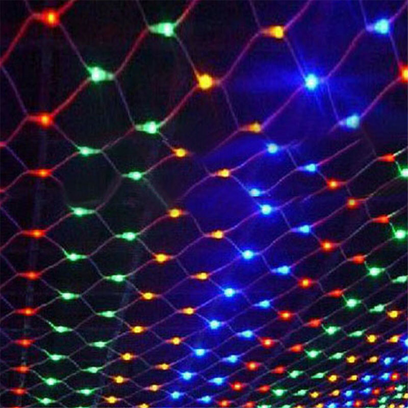 شبكة ضوء LED شبكة خرافية ، إكليل ، ستارة نافذة ، عيد الميلاد ، حفل زفاف ، عطلة ، أو V ، أو V ، أو V ، أو V ، أو x x m ، 3x2m