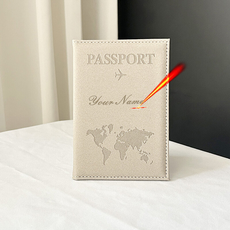 حامل جواز سفر شخصي غطاء جواز سفر مخصص ، مجموعة سفر الخطوبة ، هدية شهر العسل لعيد الحب ، هدايا حفلات الزفاف ، Mr و Mr