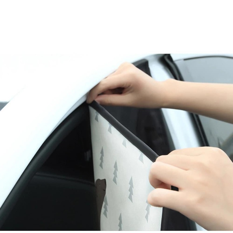 العالمي المغناطيسي الستار سيارة ظلة نافذة السيارة ظلة الكرتون الجانب نافذة ظلة UV حماية للأطفال طفل الأطفال