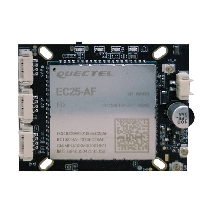 Quectel EC25-AF LTE Cat4 4G اللاسلكية توجيه الأمن رصد وحدة المجلس مع 4G واي فاي منفذ شبكة مزدوجة