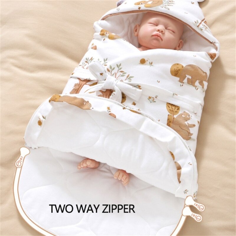 الطفل التقميط بطانية الوليد القطن التفاف لينة ودافئة الطفل كيس النوم ملابس الطفل بطانية خفيفة الوزن لحديثي الولادة