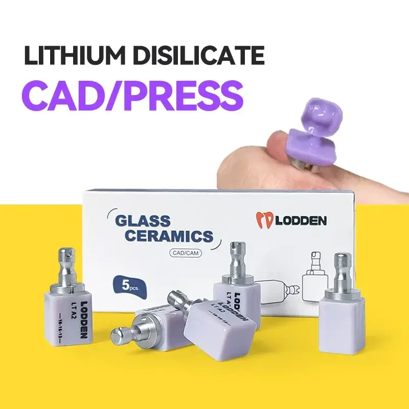 5 قطعة/صندوق ديسيليكات الليثيوم الأسنان (كوب سيراميك) C14 LT/HT لنظام طحن CAD Sirona cerec