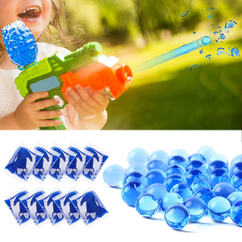 50000/100000 قطعة الخرز المياه للأطفال قنابل المياه لعبة طين كريستالي هيدروجيل لعبة ممتعة قنابل المياه المائية زجاجة لتقوم بها بنفسك 7-8 مللي متر