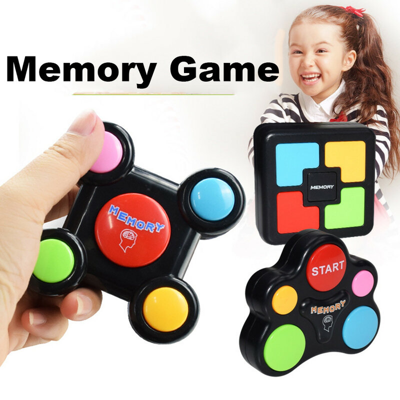 آلة لعبة الذاكرة التعليمية مع أضواء الأصوات لعبة لعبة الذاكرة التفاعلية لعبة التدريب آلة ألعاب مضحكة للأطفال
