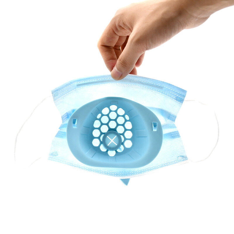 التنفس قوس قوس ثلاثية الأبعاد لارتداء مريحة الداخلية إطار الدعم إبقاء النسيج قبالة الفم قابلة لإعادة الاستخدام قابل للغسل